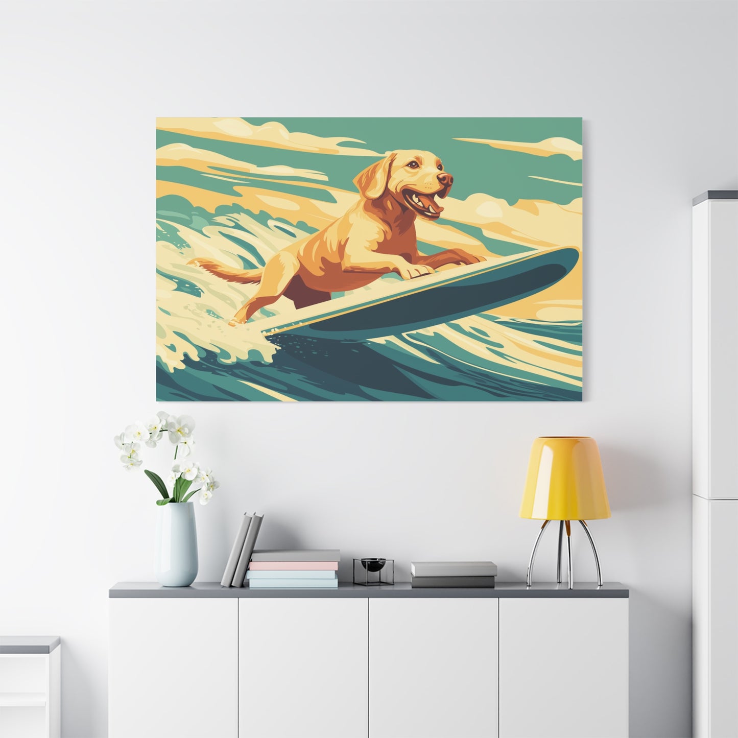 Aventure Canine sur les Vagues