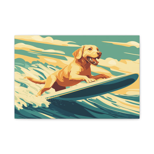 Aventure Canine sur les Vagues