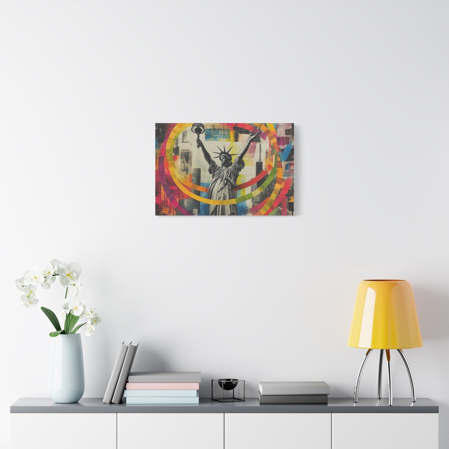 Liberté Éclatante en Couleurs Urbaines
