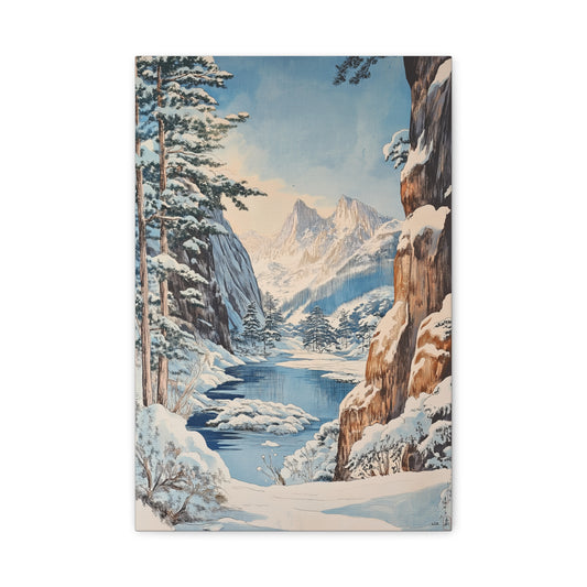 Évasion Hivernale : Paysage Enneigé Sublime