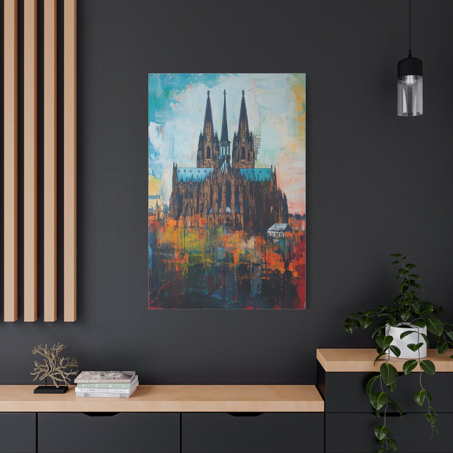 Cathédrale de Cologne aux Couleurs Vibrantes