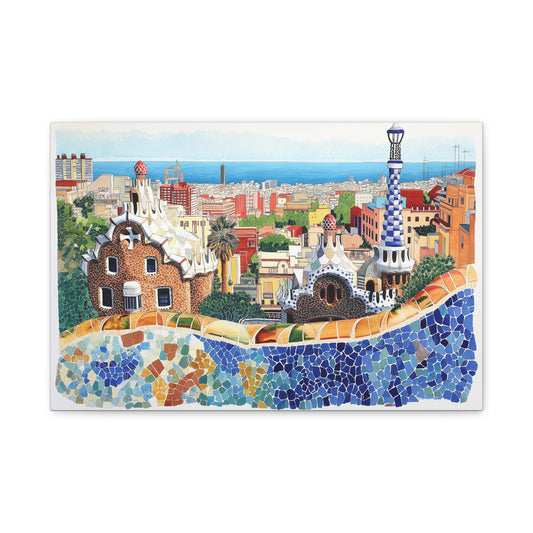 Évasion Colorée au Parc Güell