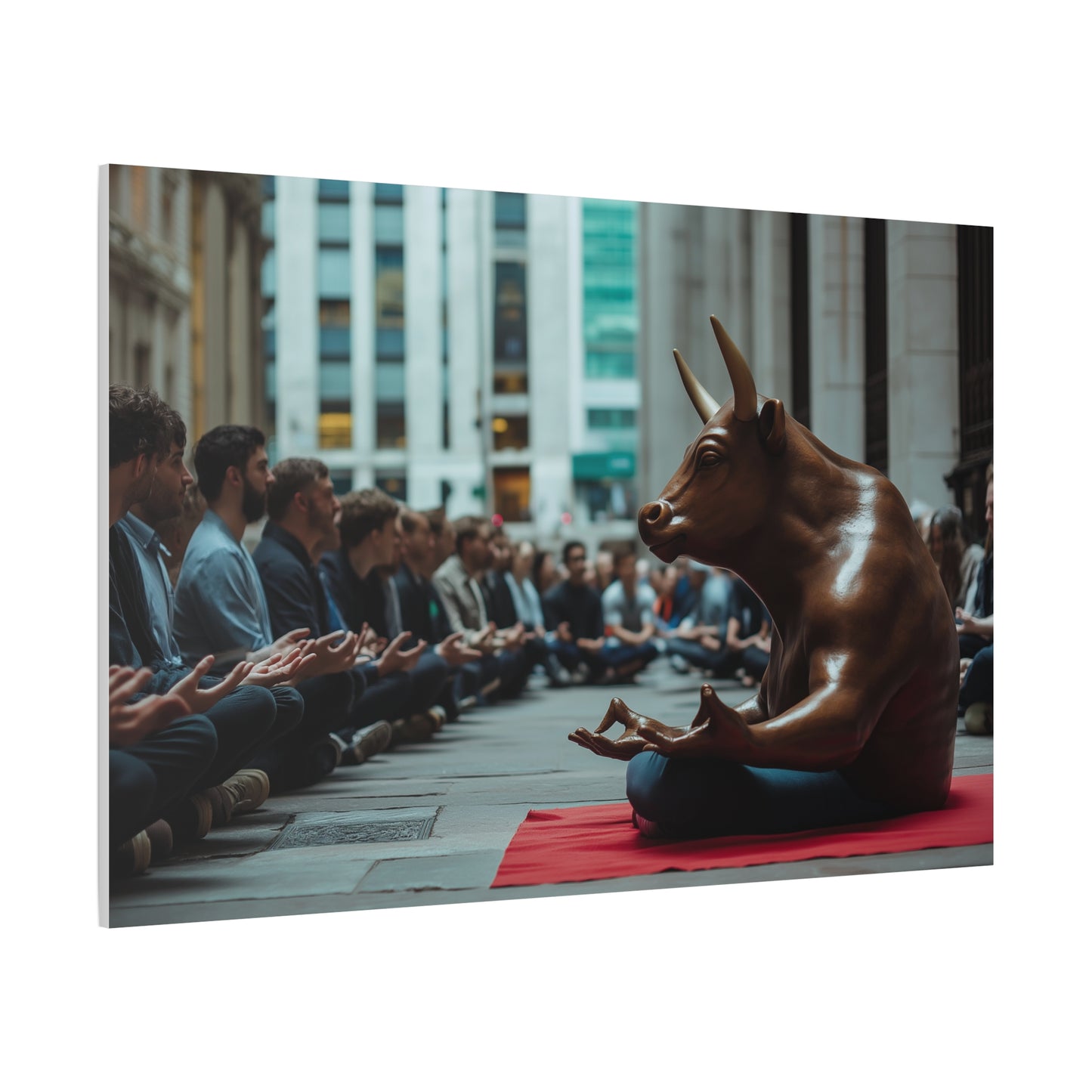 Sérénité de Charging Bull à Wall Street