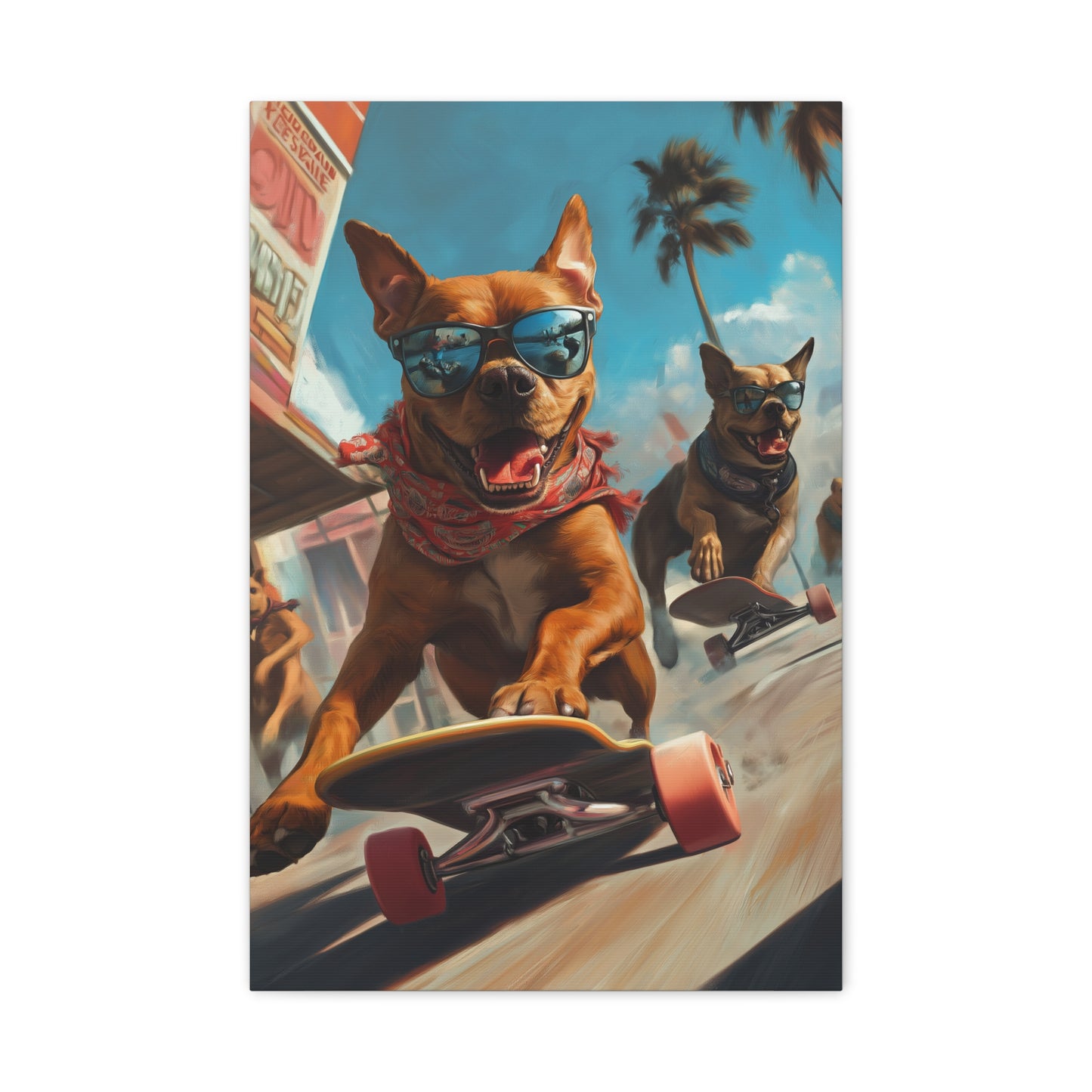 Chiens Sur Skateboards : Aventure et Liberté !