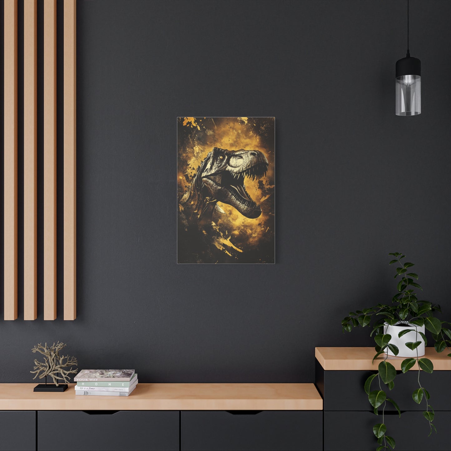 Rugissement Jurassique : Art Primal Chic