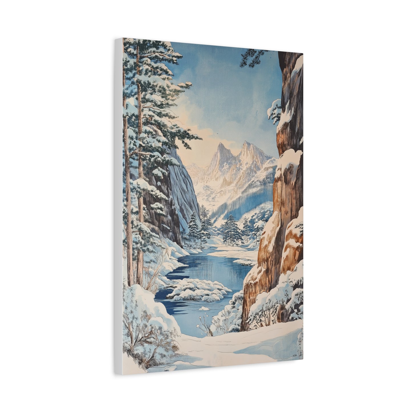 Évasion Hivernale : Paysage Enneigé Sublime