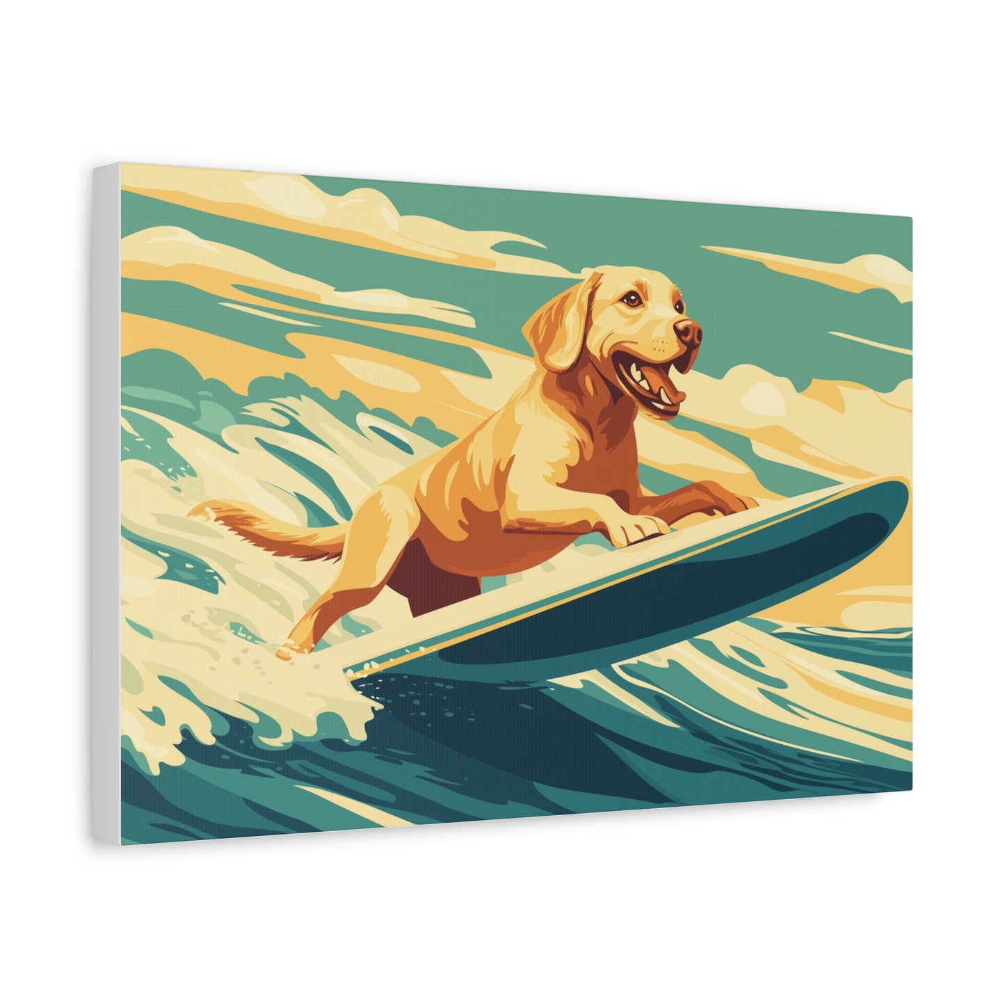 Aventure Canine sur les Vagues