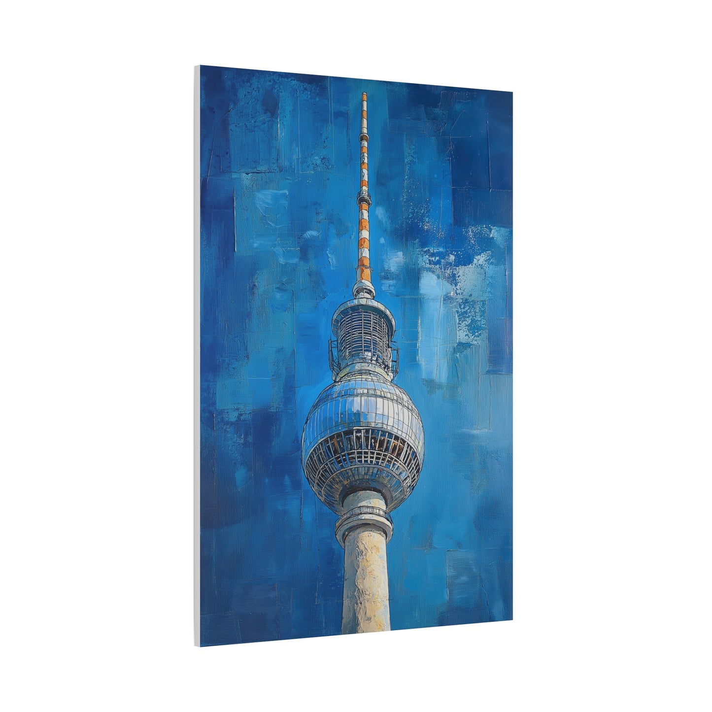 Fernsehturm de Berlin : Tour et Ciel Bleu