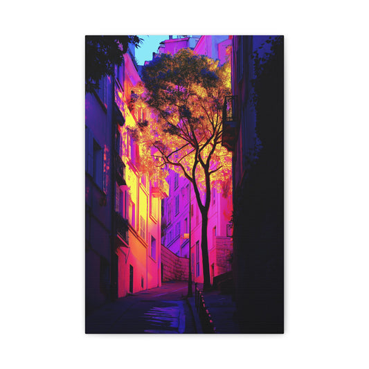 Éclat de Couleurs Urbaines dans les Rues du Panier