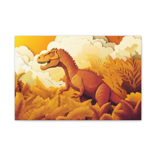 Dinosaure Majestueux à Travers le Temps