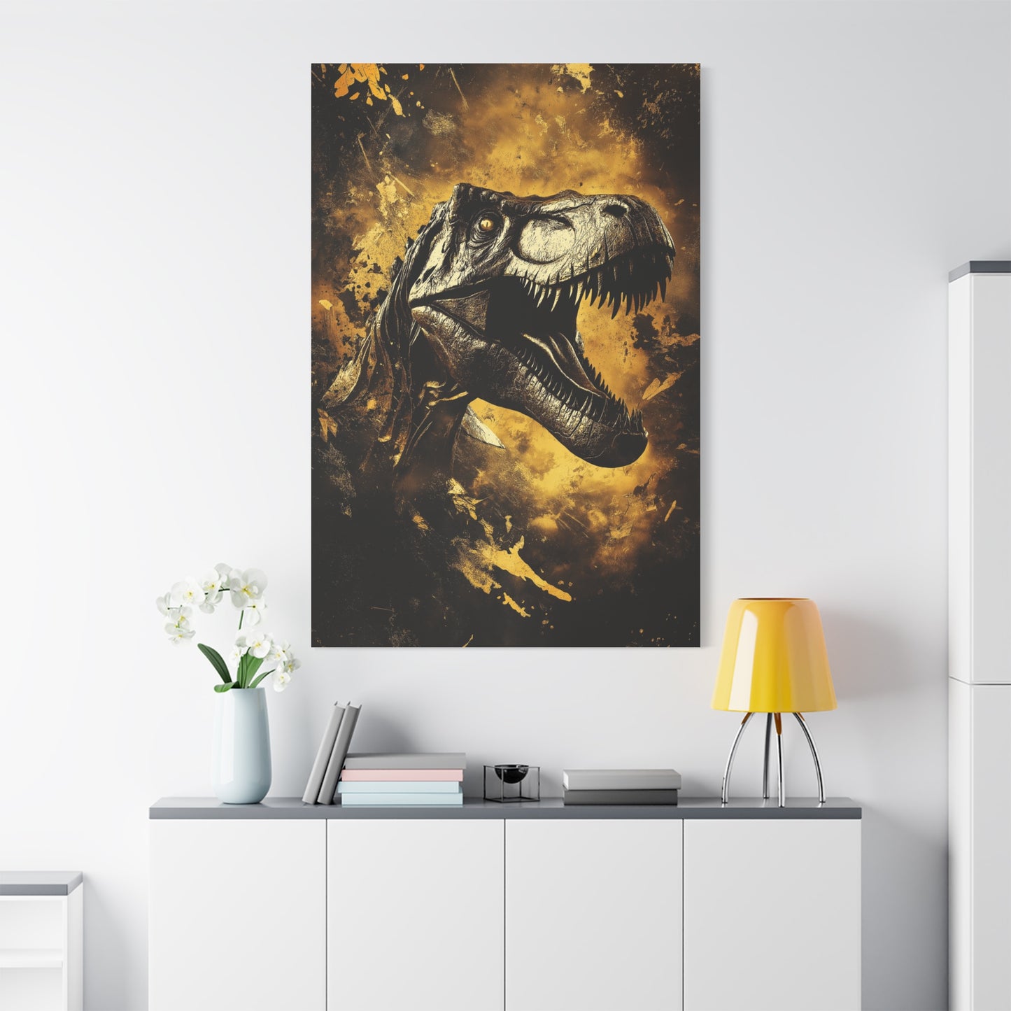 Rugissement Jurassique : Art Primal Chic