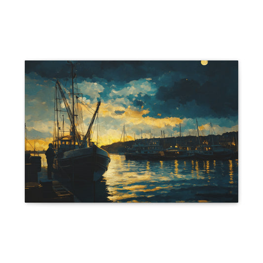 Crépuscule Maritime Serein