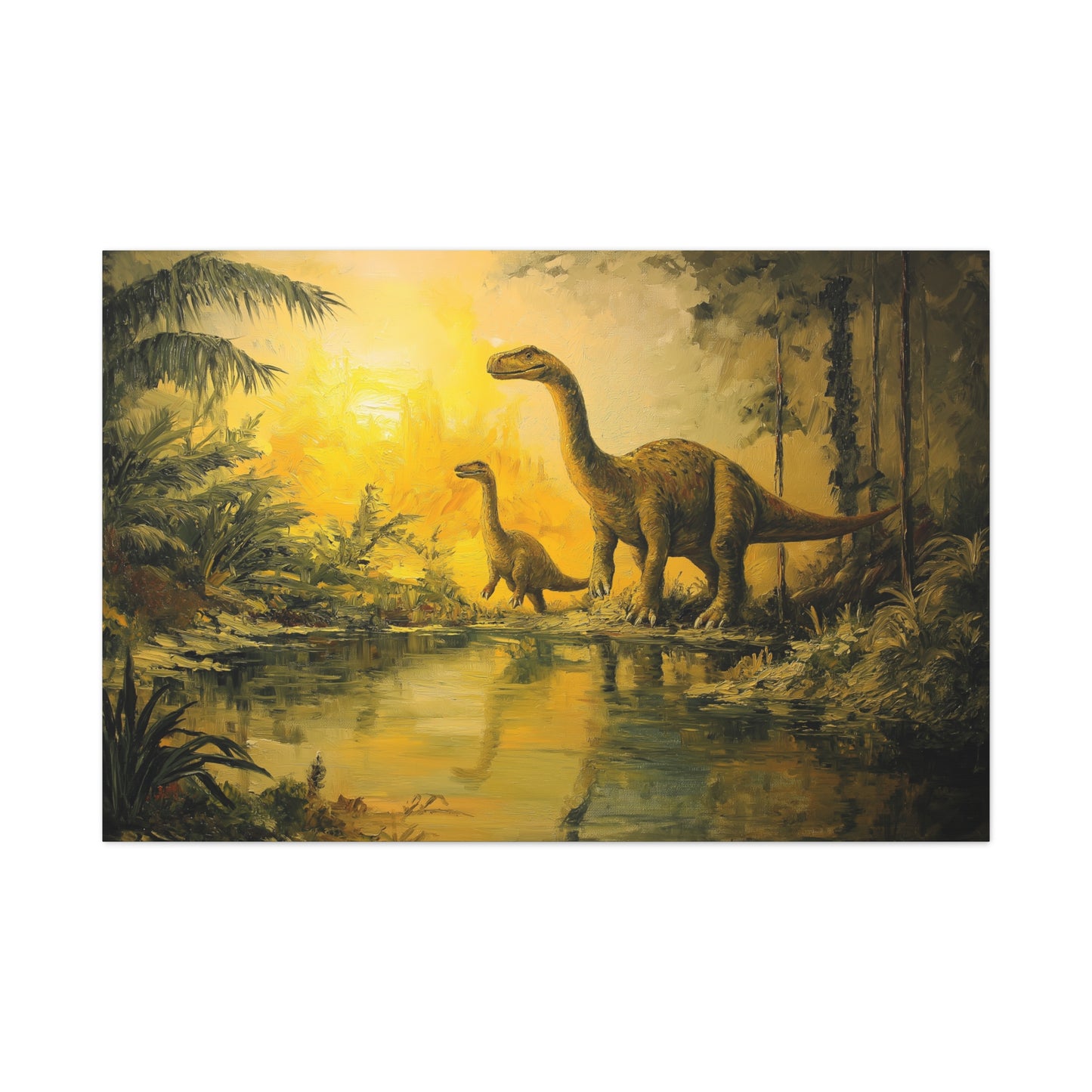 Éveil Jurassique au Lever du Soleil