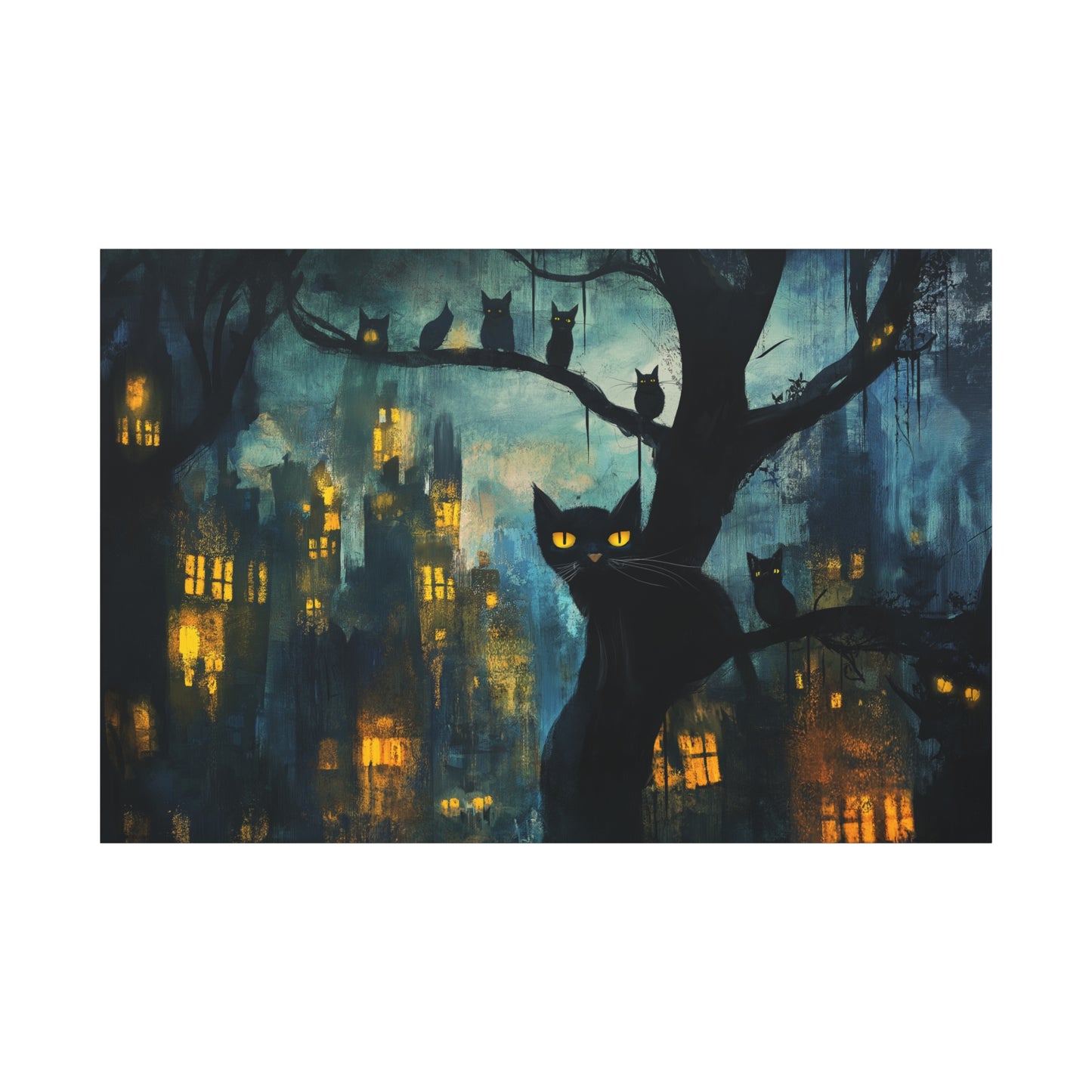 Mystère Nocturne des Chats Illuminés