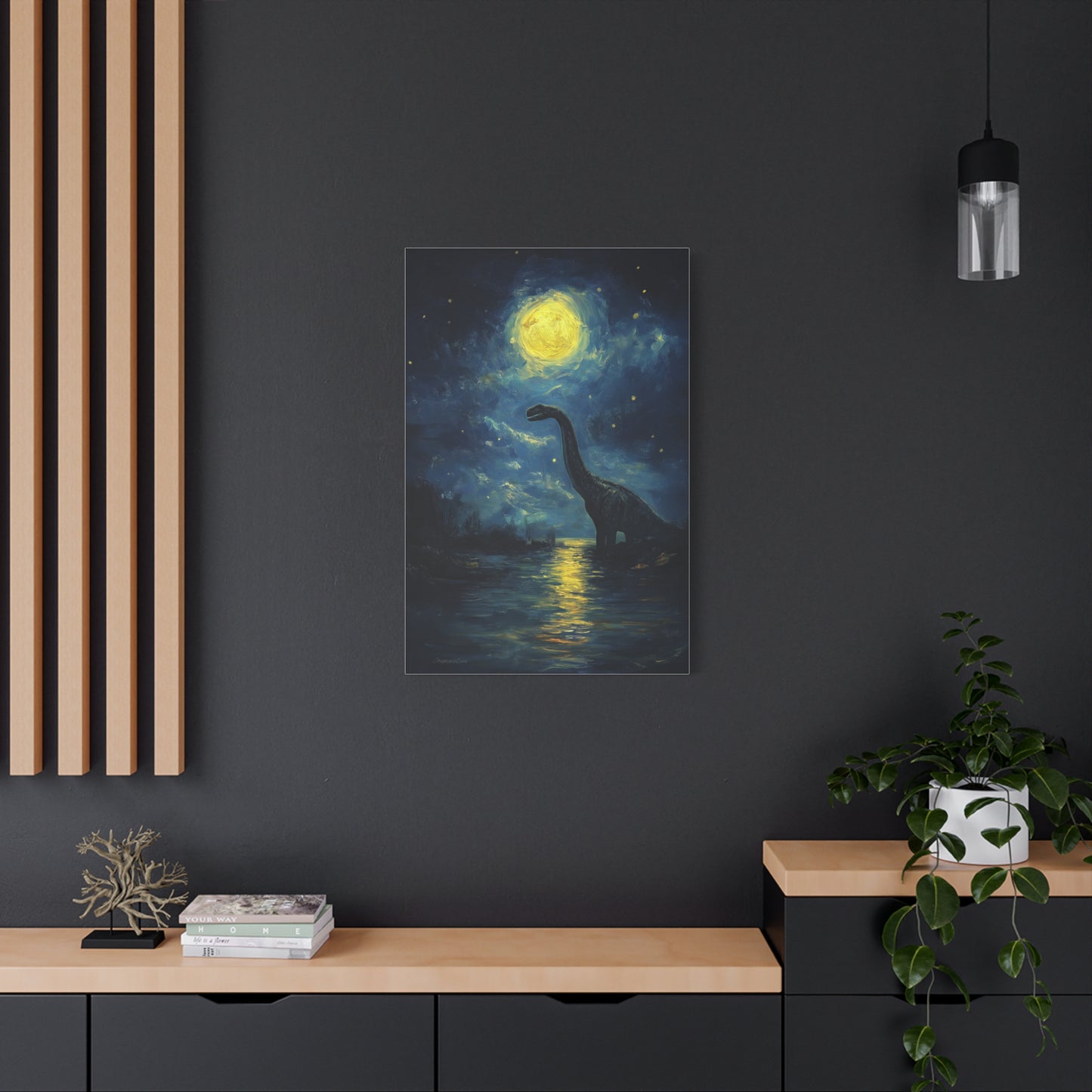 Sous la Lune, le Géant Éveille sa Nuit