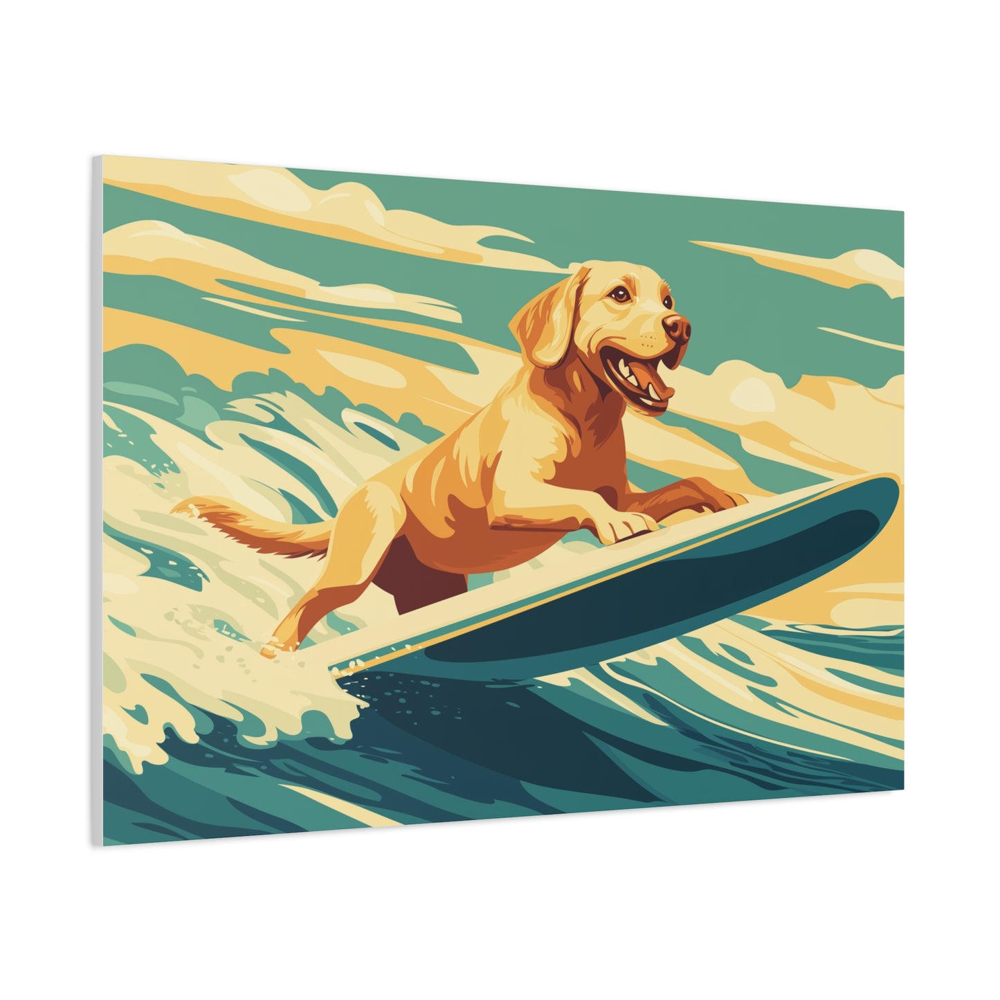 Aventure Canine sur les Vagues