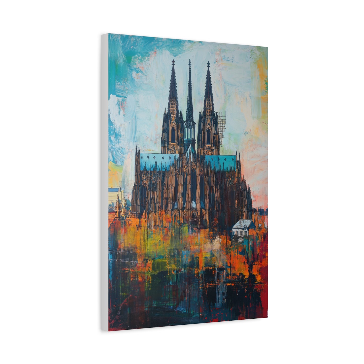 Cathédrale de Cologne aux Couleurs Vibrantes