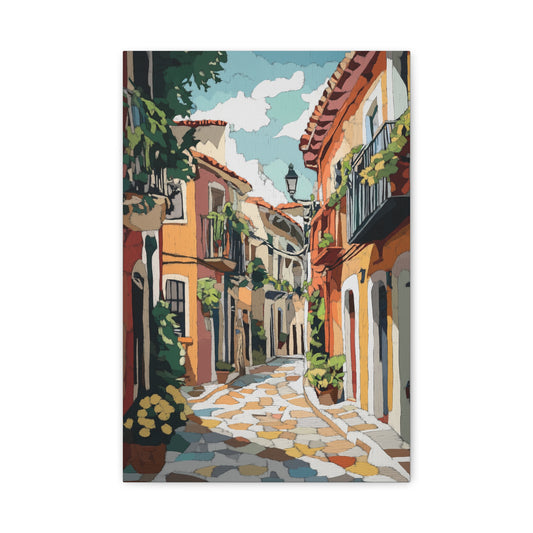 Évasion Colorée dans une Ruelle à Séville