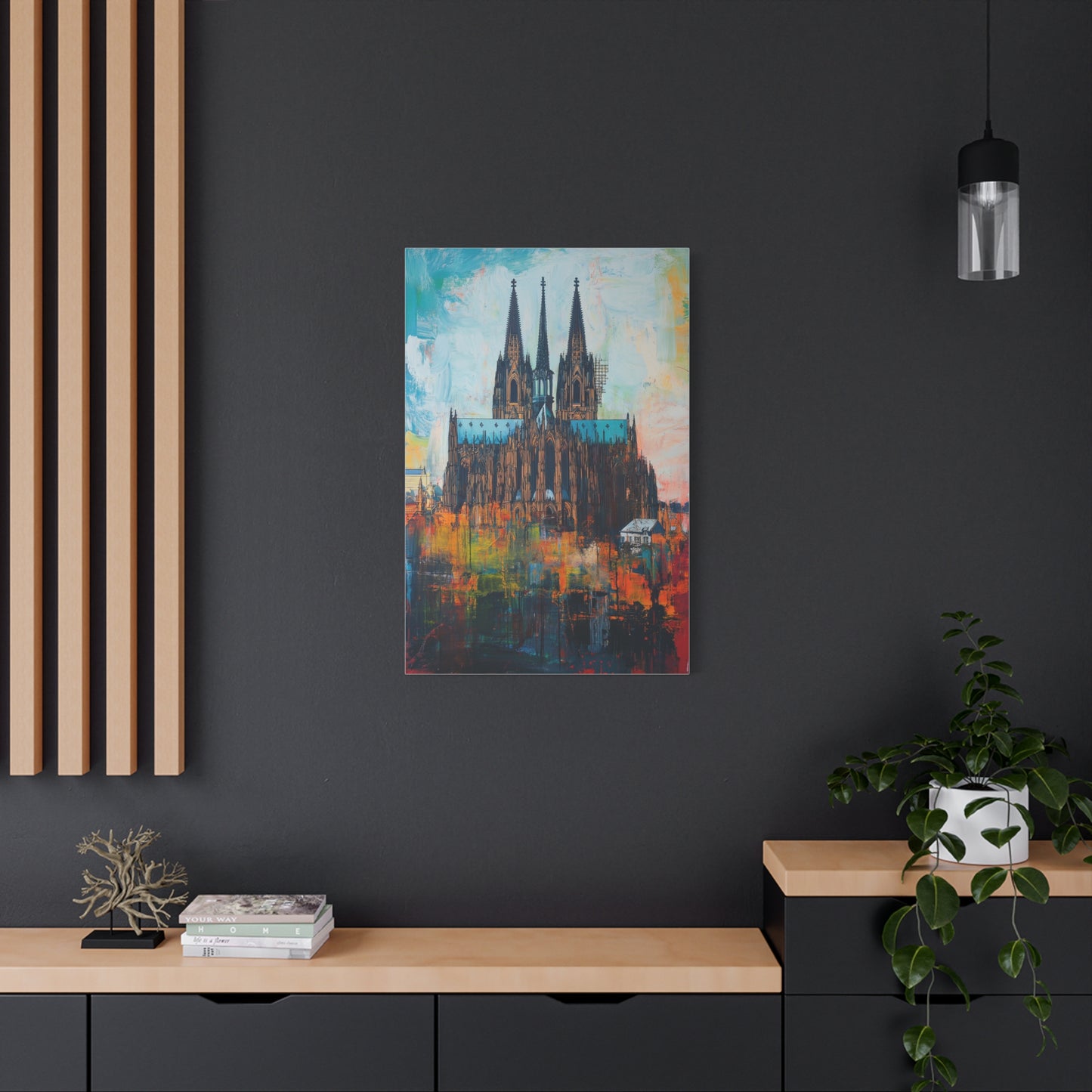 Cathédrale de Cologne aux Couleurs Vibrantes