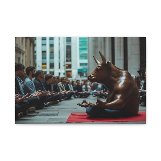 Sérénité de Charging Bull à Wall Street