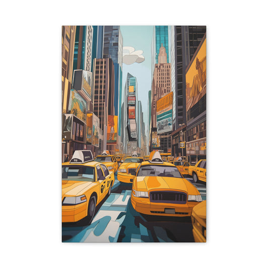 Vibrant New York : Taxis et Skylines