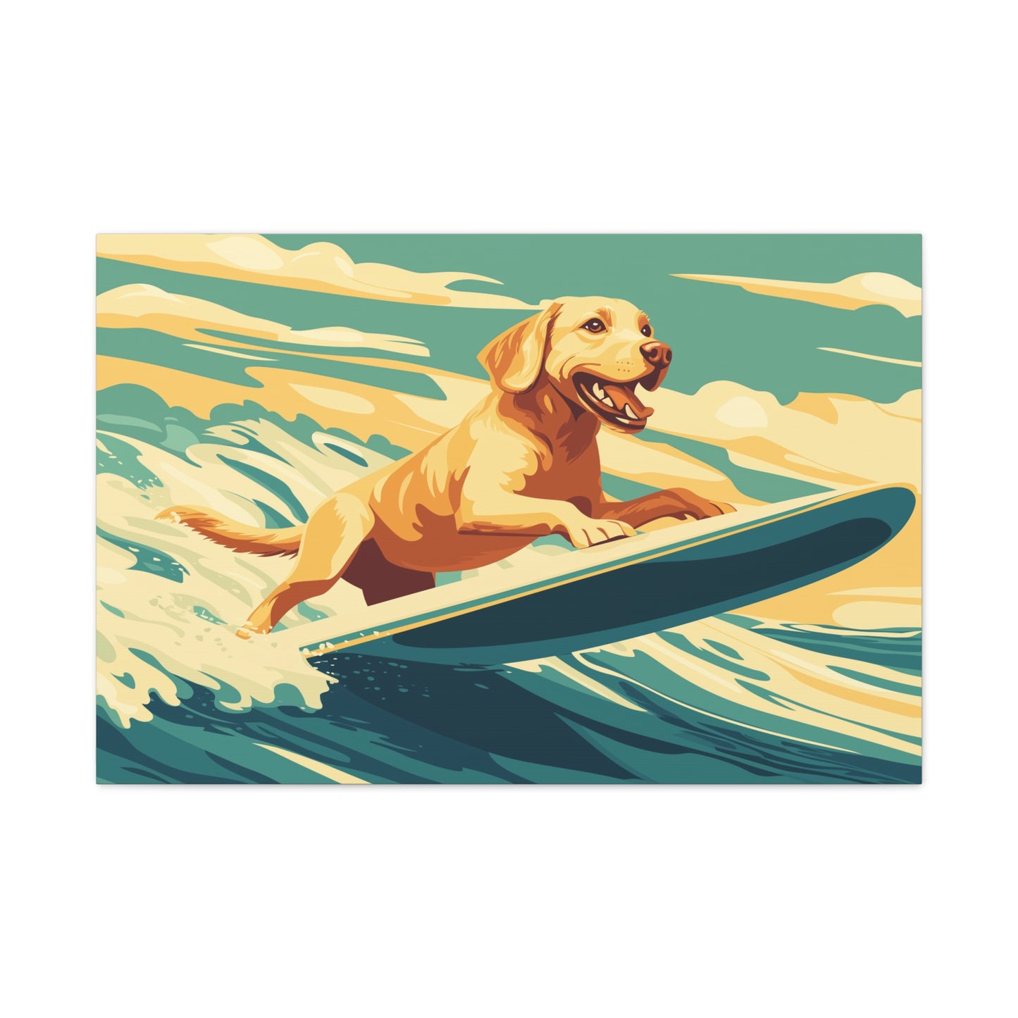 Aventure Canine sur les Vagues