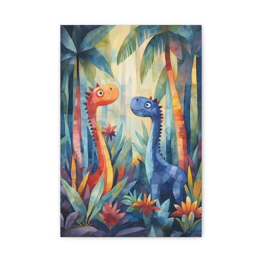 Dinosaures Magiques dans la Jungle Enchantée