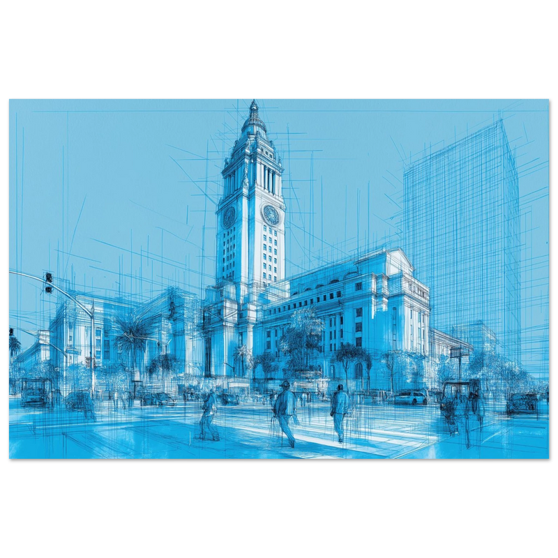 Croquis du City Hall - œuvre