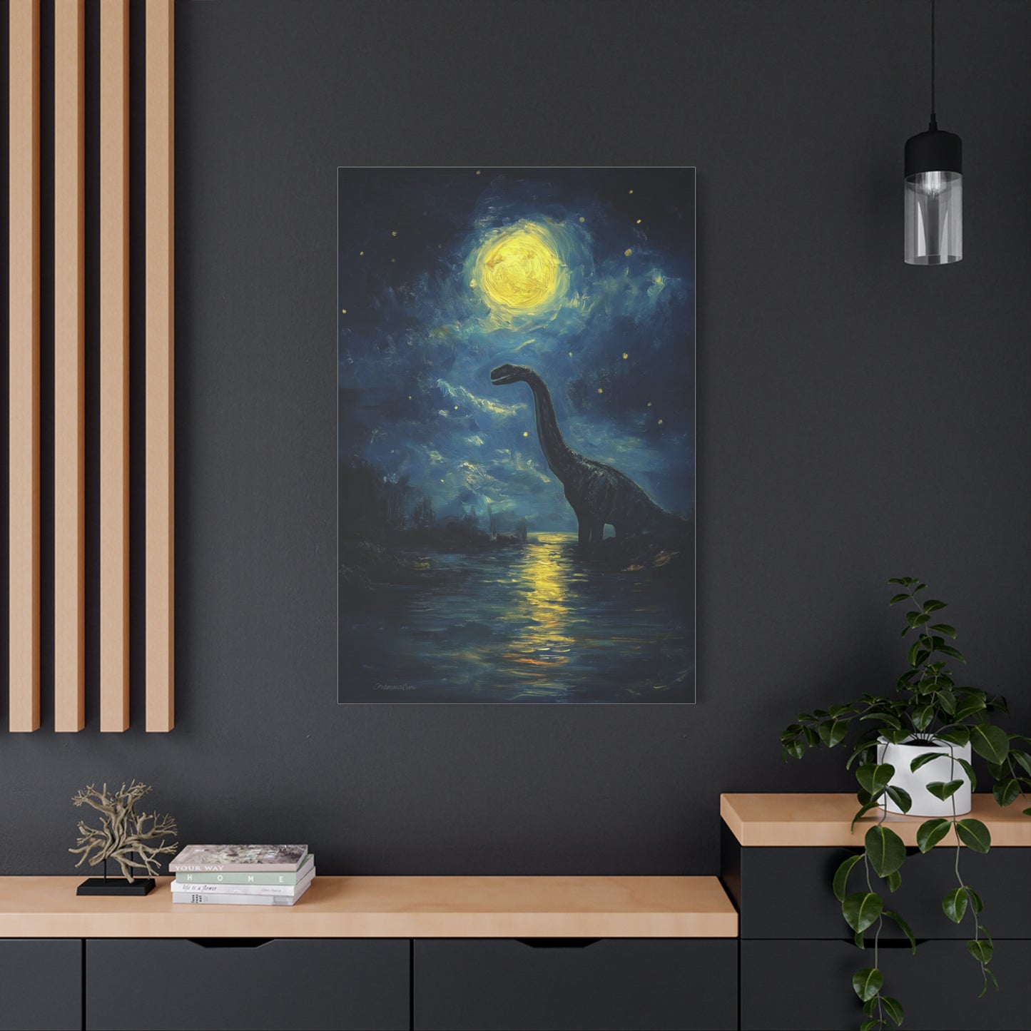 Sous la Lune, le Géant Éveille sa Nuit