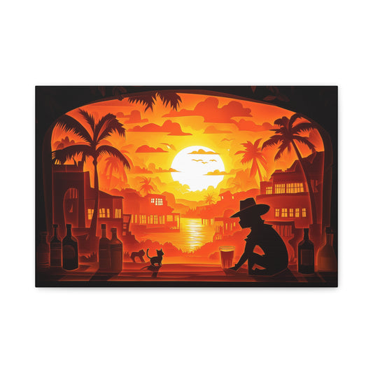 Évasion au Crépuscule Tropical