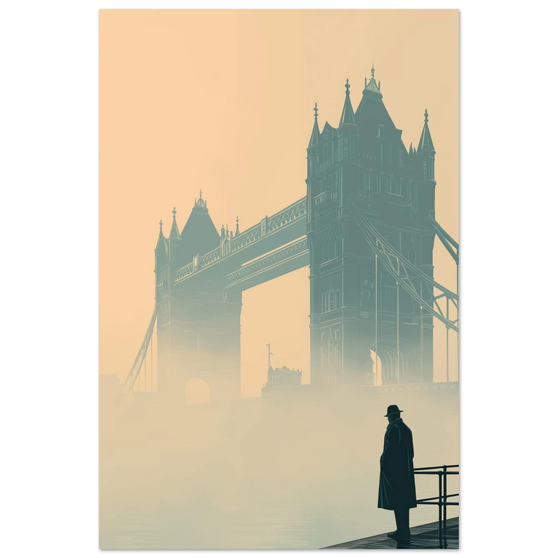 Rêverie Brumeuse à Tower Bridge - œuvre