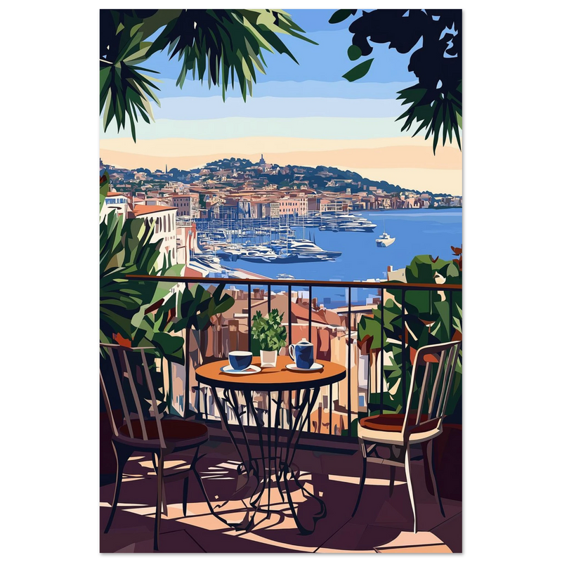 Petit-Déjeuner Face à la Méditerranée - œuvre