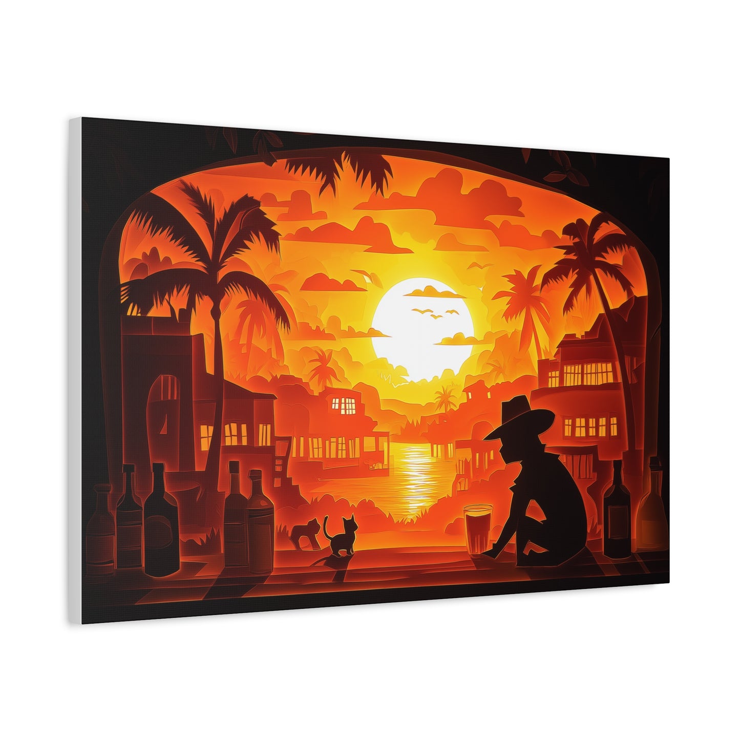 Évasion au Crépuscule Tropical