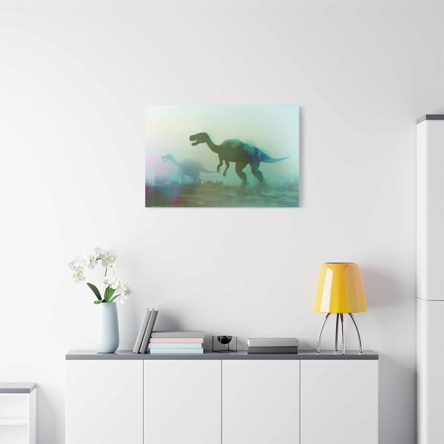 Dinosaures Fantastiques En Pleine Action