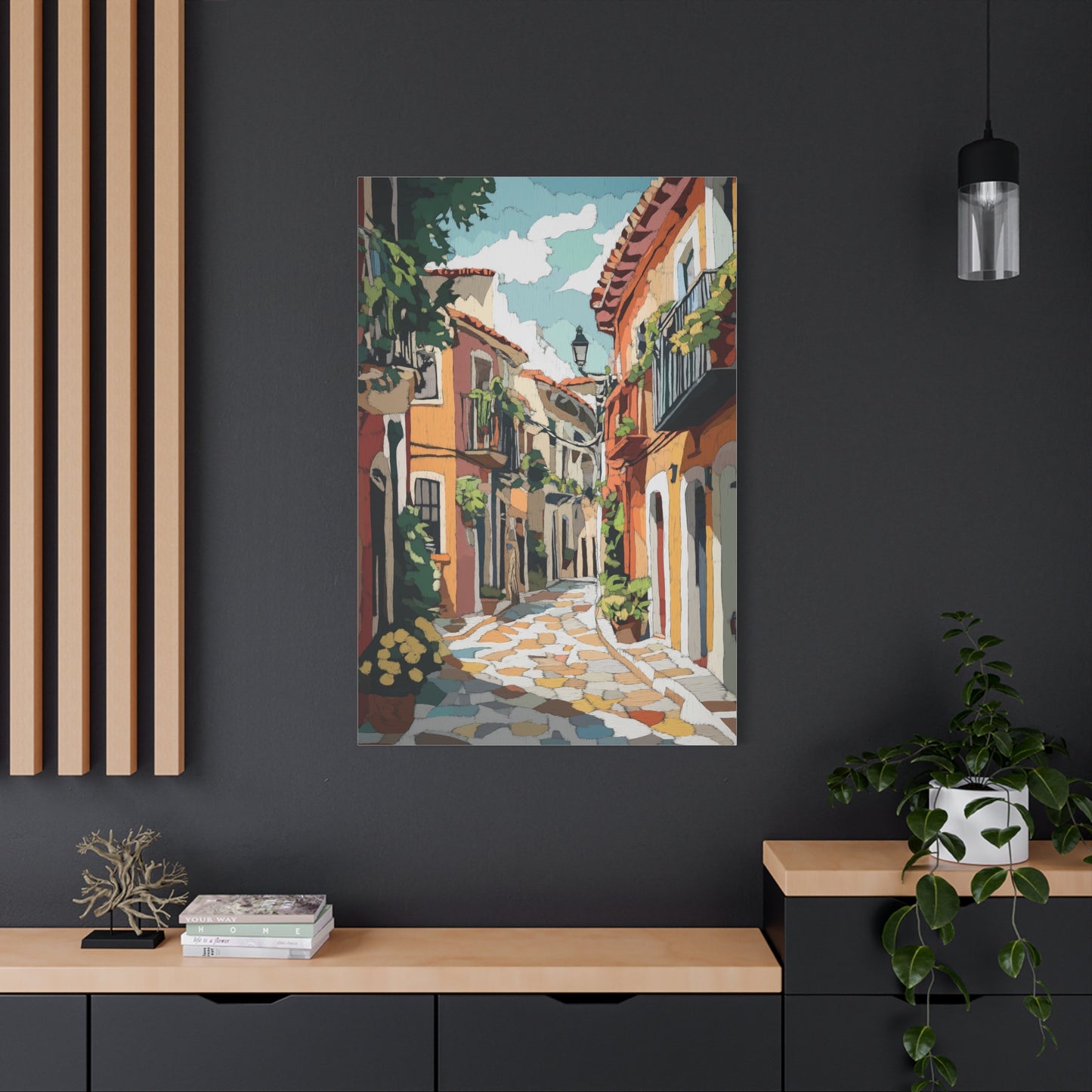 Évasion Colorée dans une Ruelle à Séville