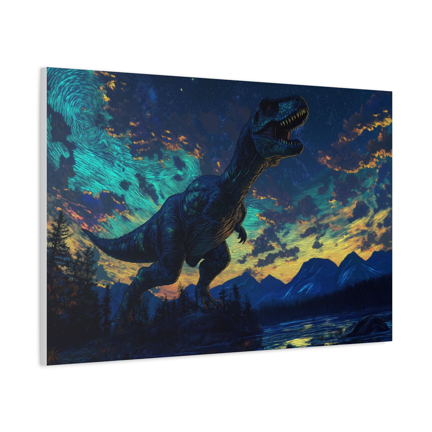 Éveil Majestueux du T-Rex Crépusculaire