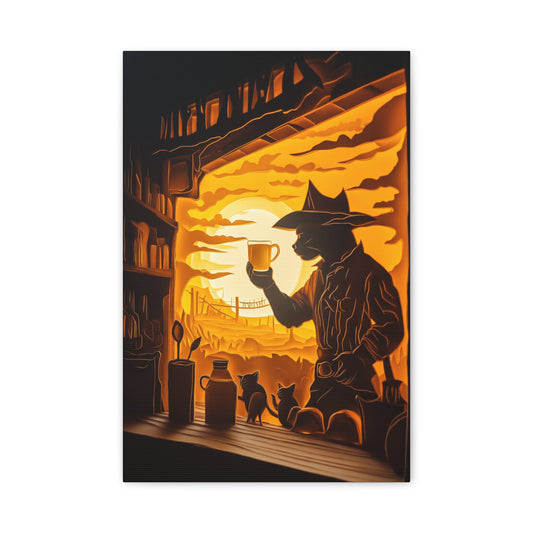 Mystère du Far West Félin