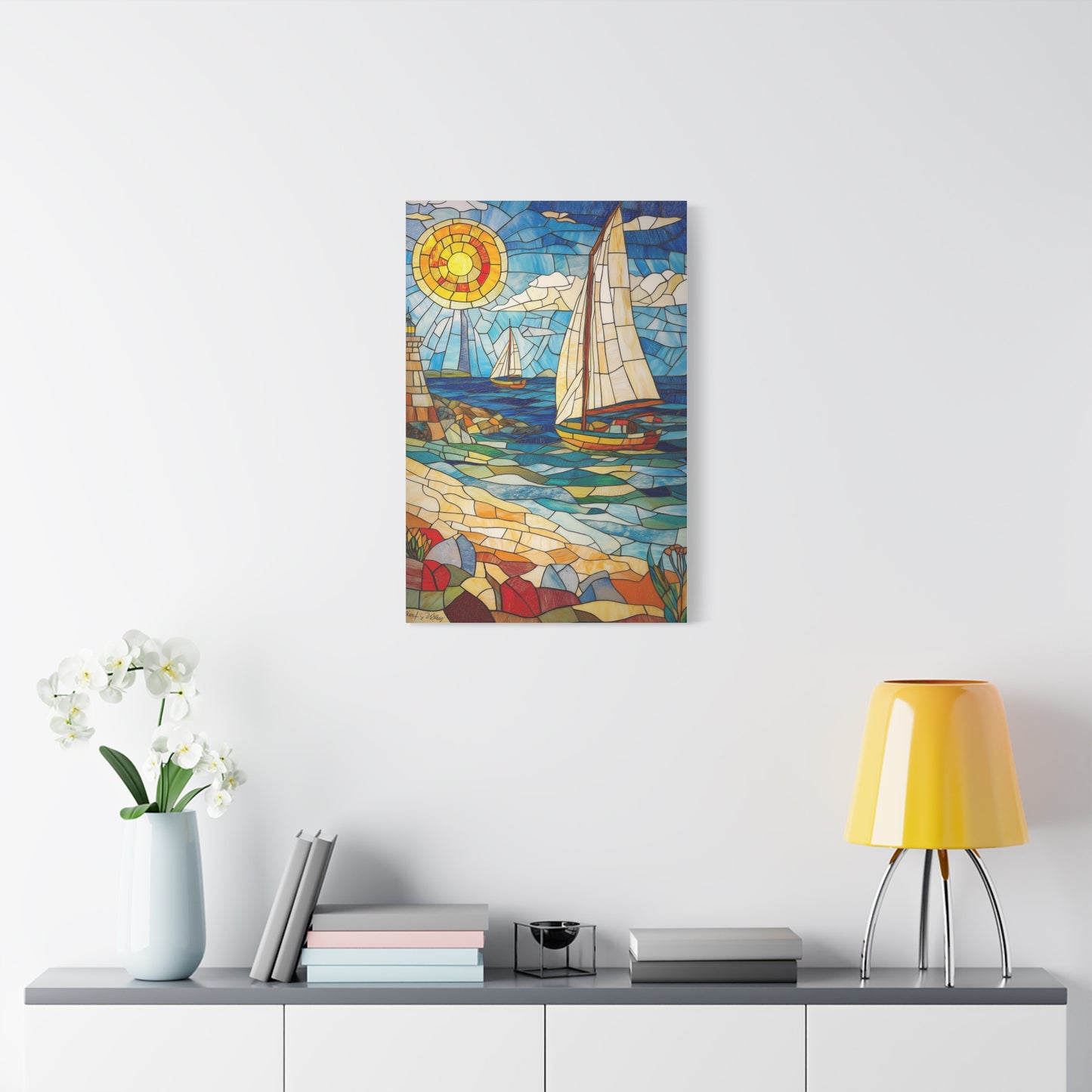 Évasion Marine en Verre Coloré