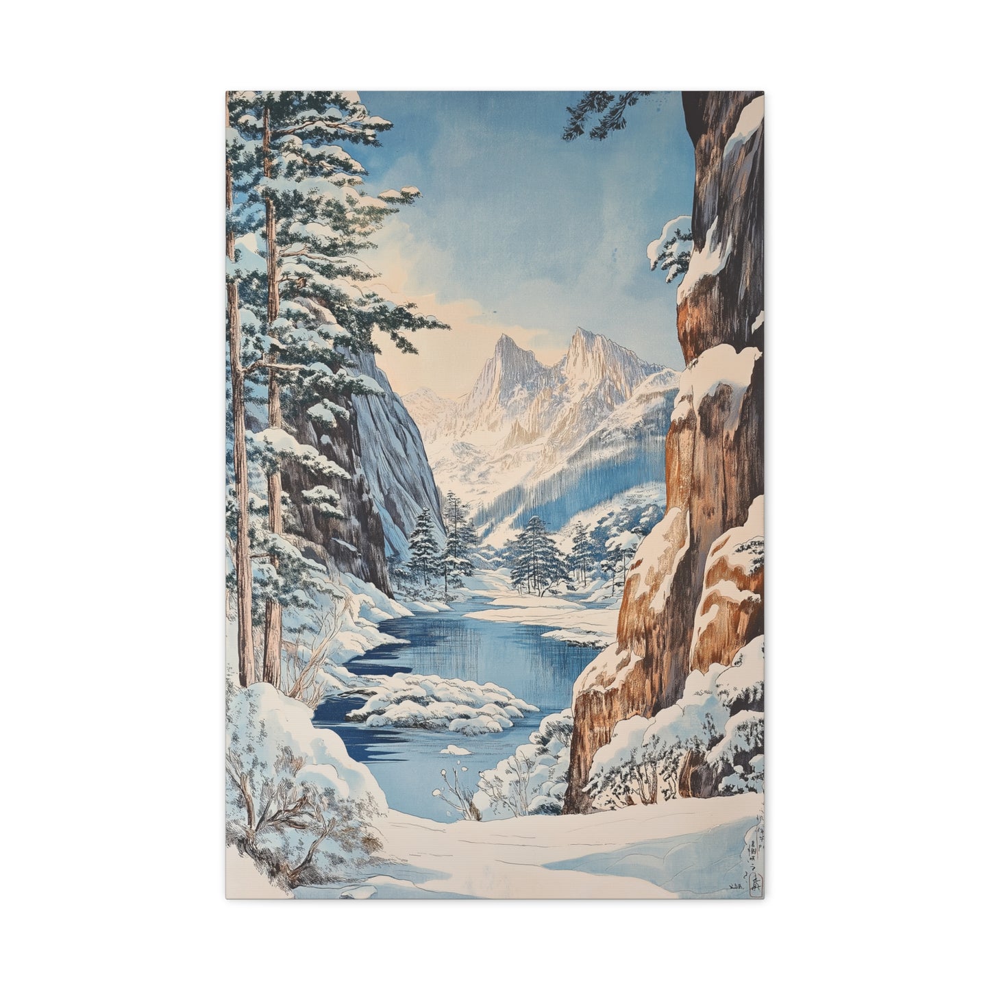 Évasion Hivernale : Paysage Enneigé Sublime