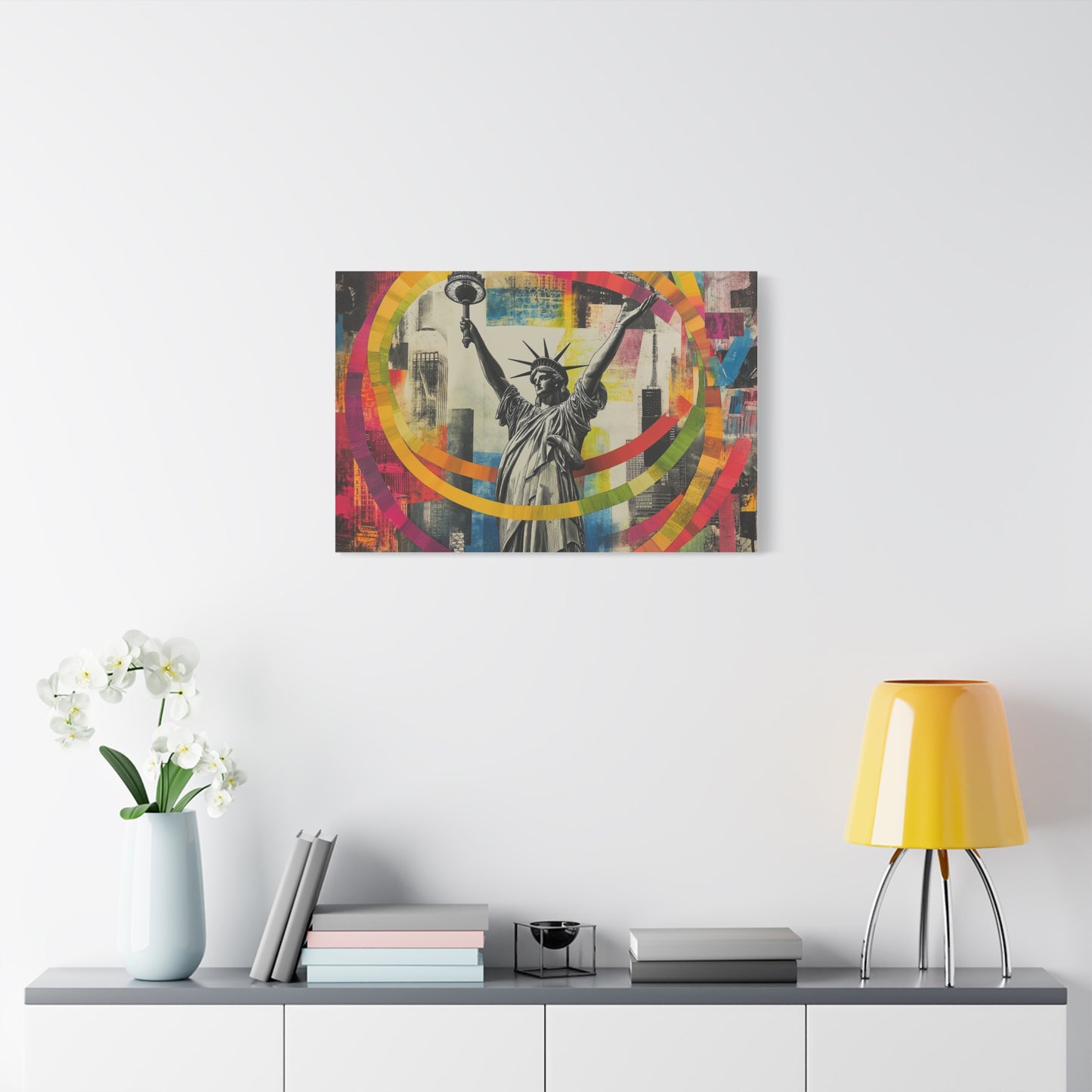 Liberté Éclatante en Couleurs Urbaines