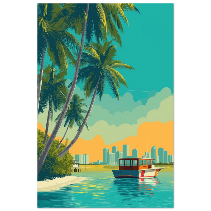 Sérénité Tropicale - œuvre