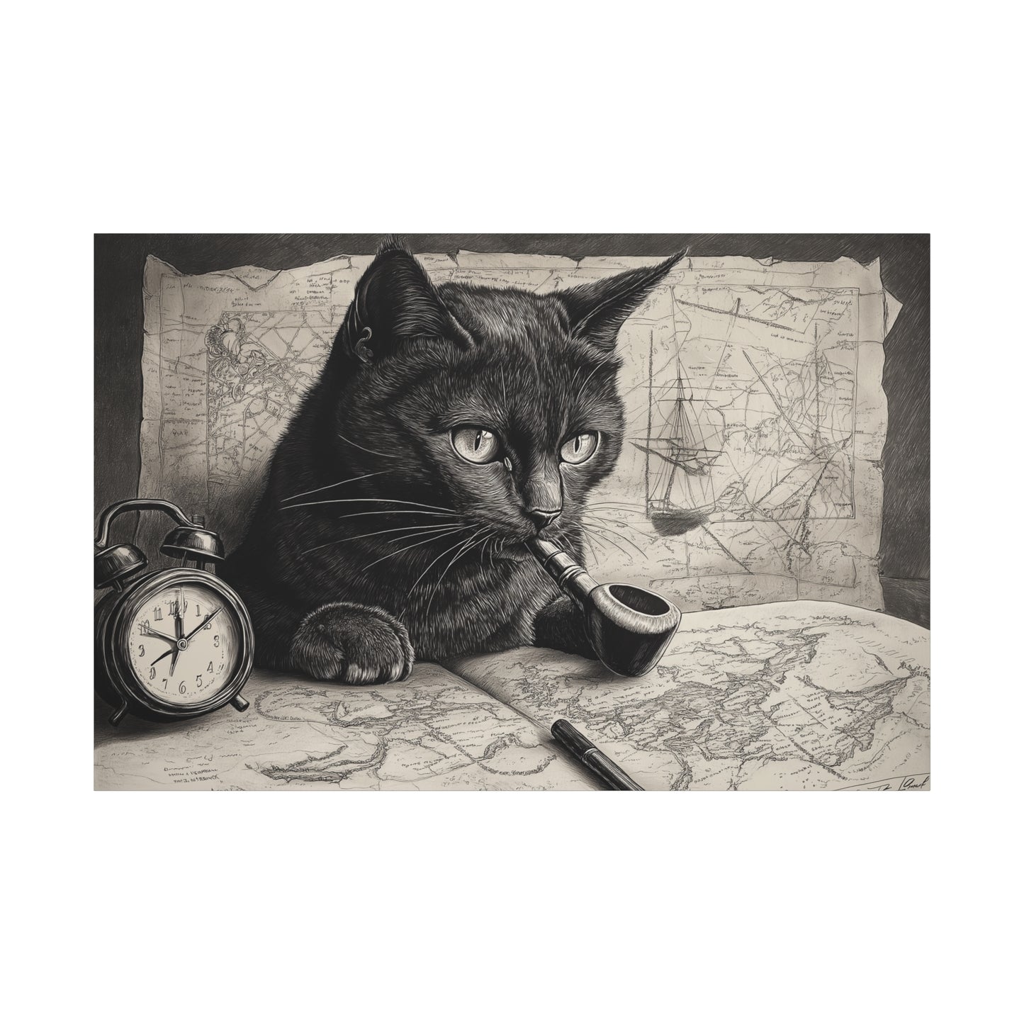 Chat Explorateur: Voyage au-delà des Mers