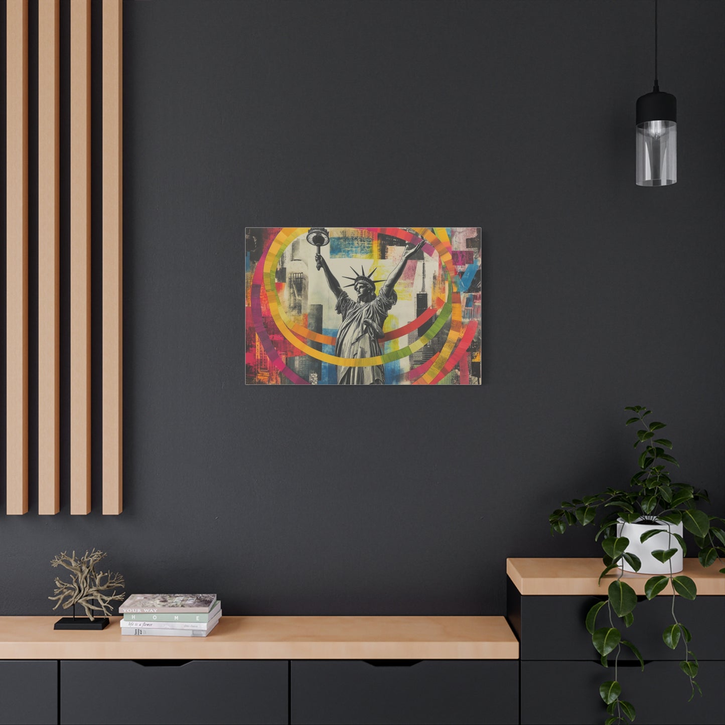 Liberté Éclatante en Couleurs Urbaines
