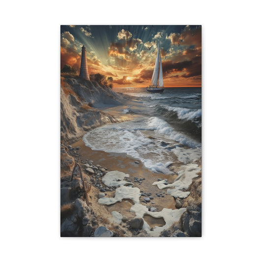 Évasion au Coucher du Soleil Marin