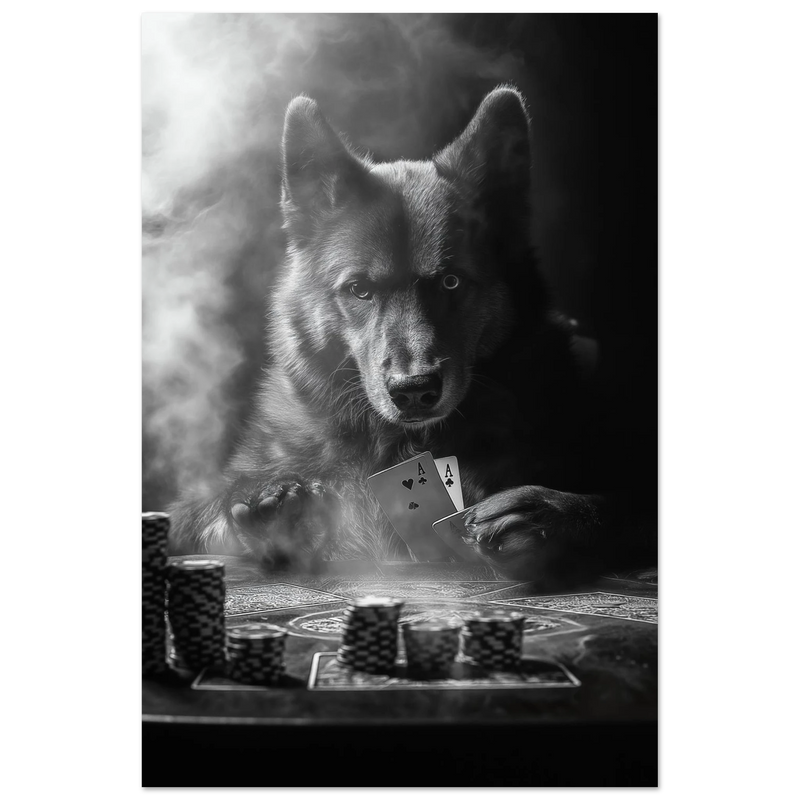 Le Chien ne Bluffe Jamais - œuvre