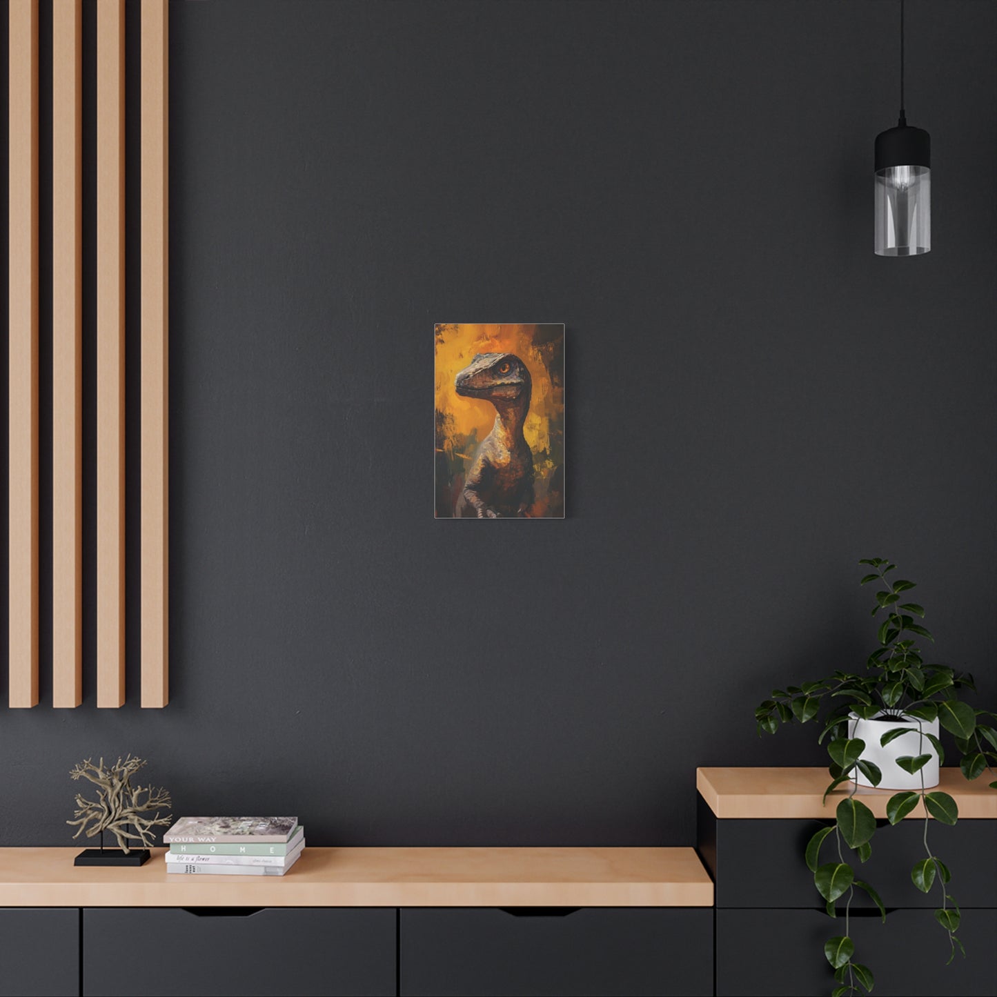 Éveil Préhistorique : Tableau Intense et Sauvage