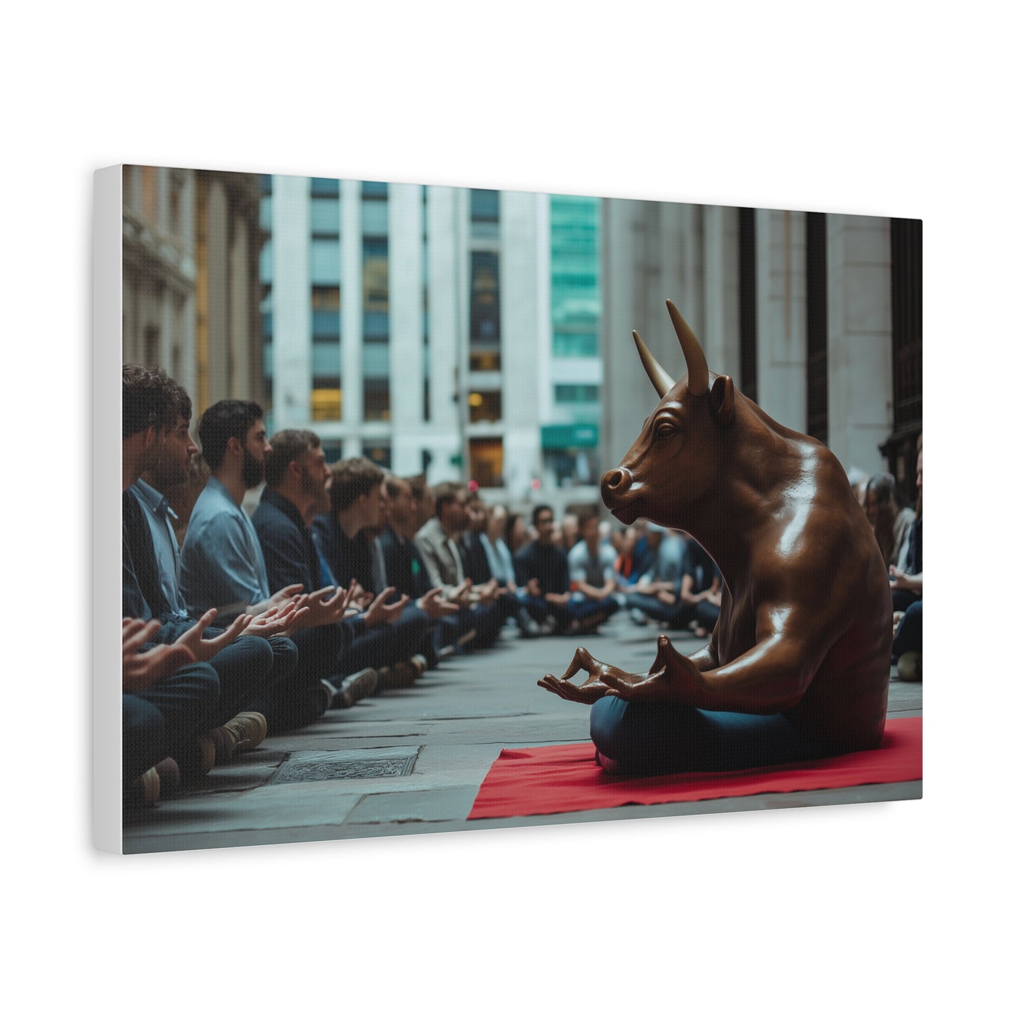 Sérénité de Charging Bull à Wall Street