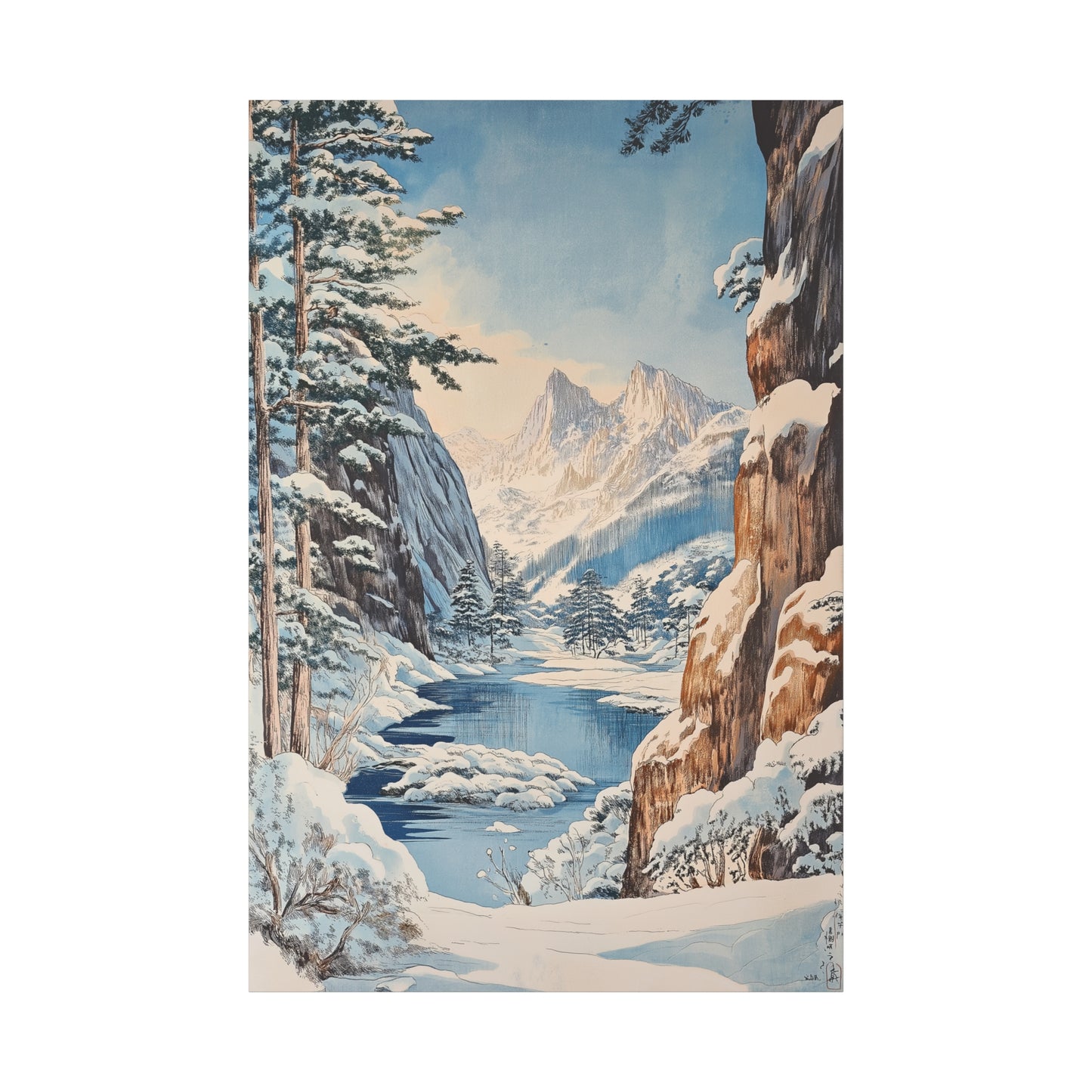 Évasion Hivernale : Paysage Enneigé Sublime