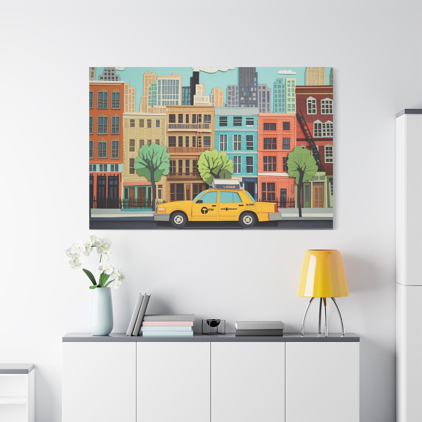 Évasion urbaine en couleurs pastels