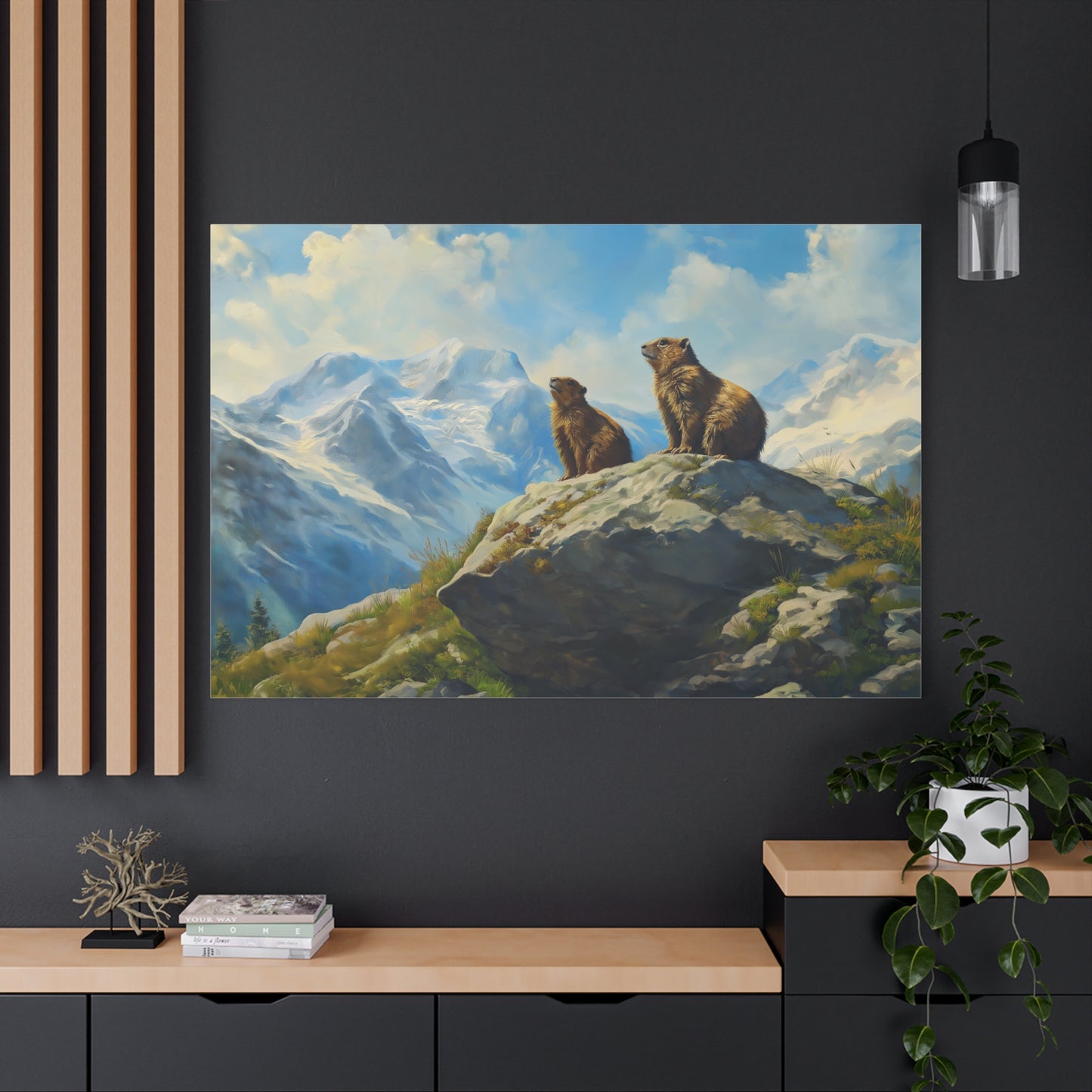 L'appel des Marmottes sur les Sommets Alpins
